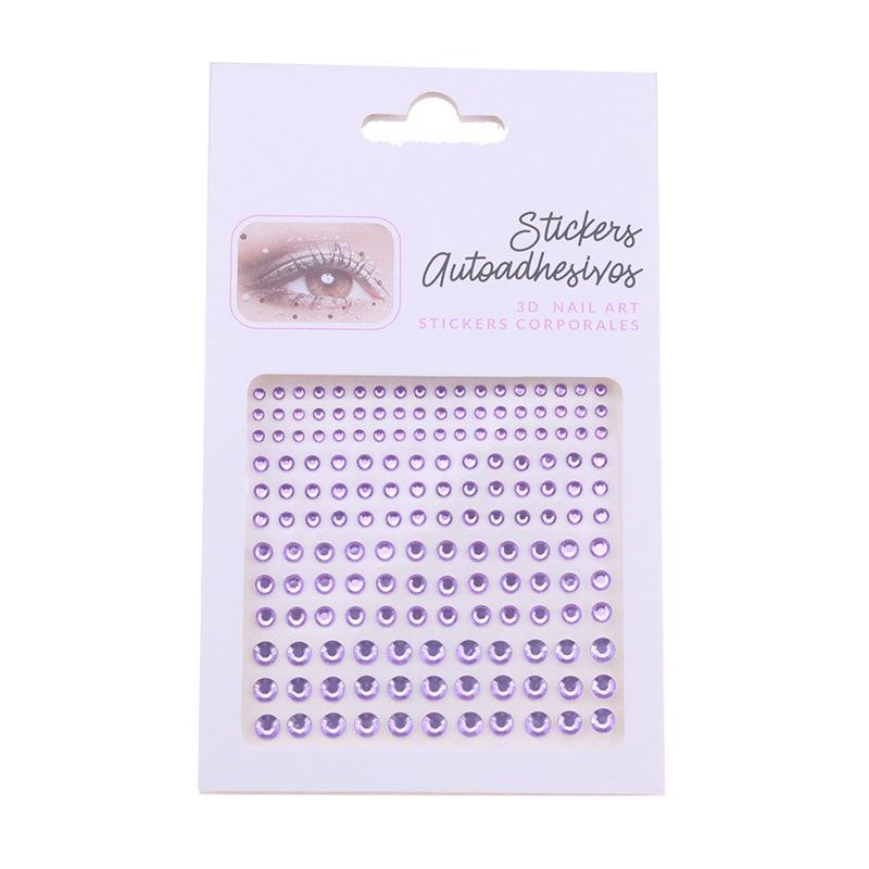165-Piece Adhesive Rhinestone Stickers for DIY Makeup & Face Painting