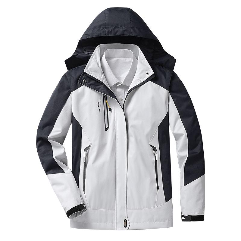 Damen Herren Outdoor Sport Kapuzenjacke Winddicht Wasserdicht Regenmantel Jacke Einlagig Dünn Angeljacke Outdoor Bergbekleidung