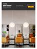 Acrylic Milk White Round Pendant Light - Modern Minimalist Frosted Ball Lighting for Store or Wedding Décor, 220V.