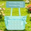 Cute Large Capacity Bow Ita Shoulder Bag Clear Japanese Style Transparent Pocket Itabag Sweet Badge Display Shoulder Bag Ladies