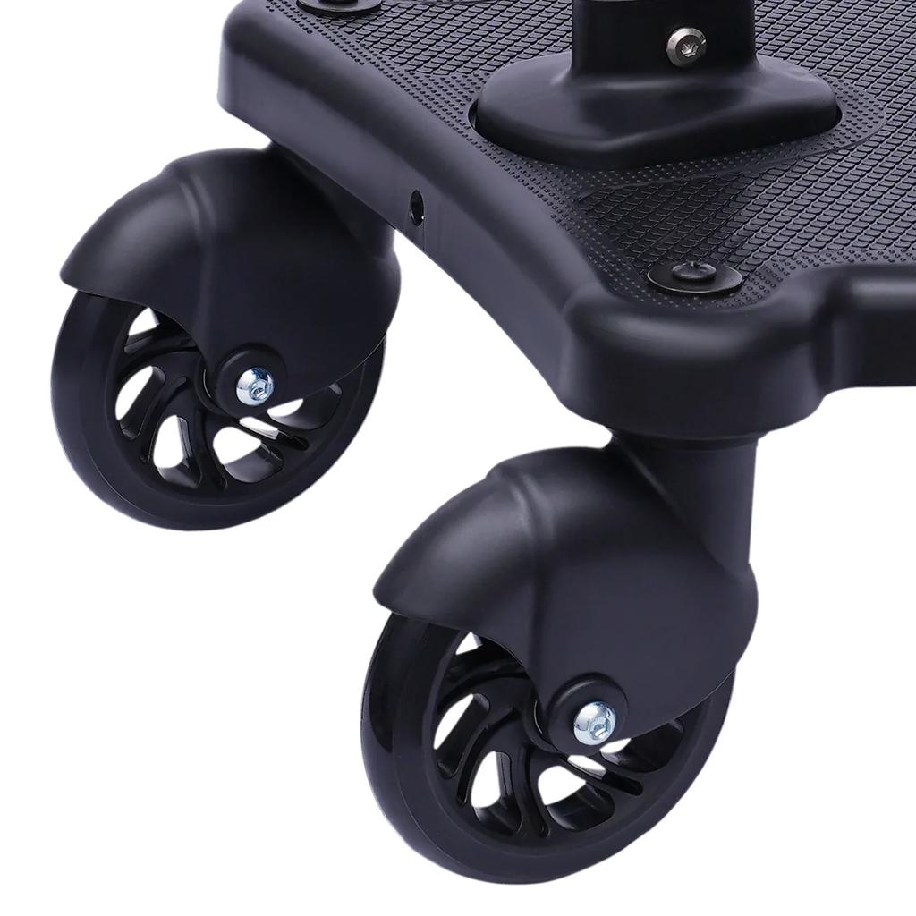 Max. 25kg 360 ° Rotate Buggy Board with Seat Universal Pram Standing Board for Children Pram Accessory Kiddy Board