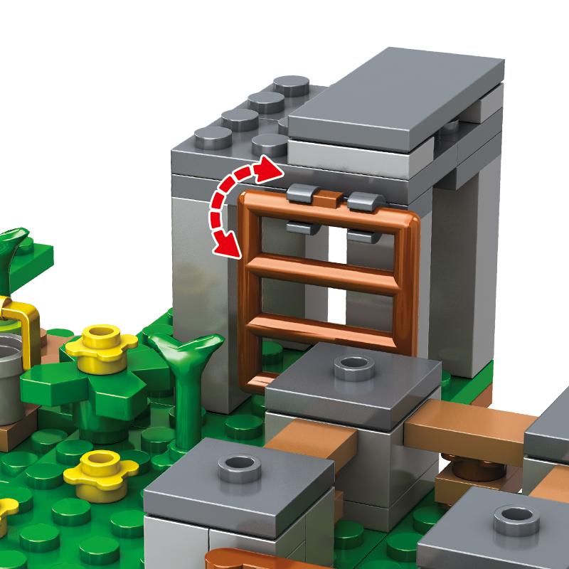 233PCS,Warhorse Park, pädagogisches Bauspielzeug für Kinder, Weihnachtsgeschenk, Geburtstagsgeschenk