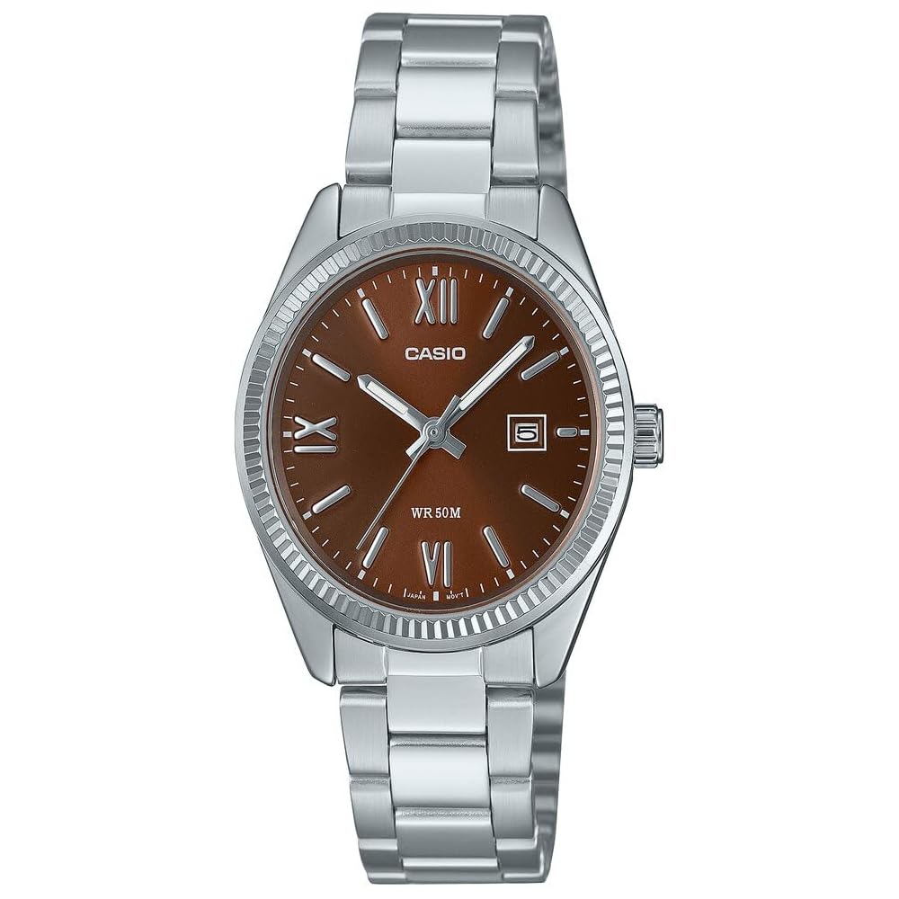 Casio LTP-1302DD-5AVDF Modern Red Line Watch Women s Quartz Timepiece Red