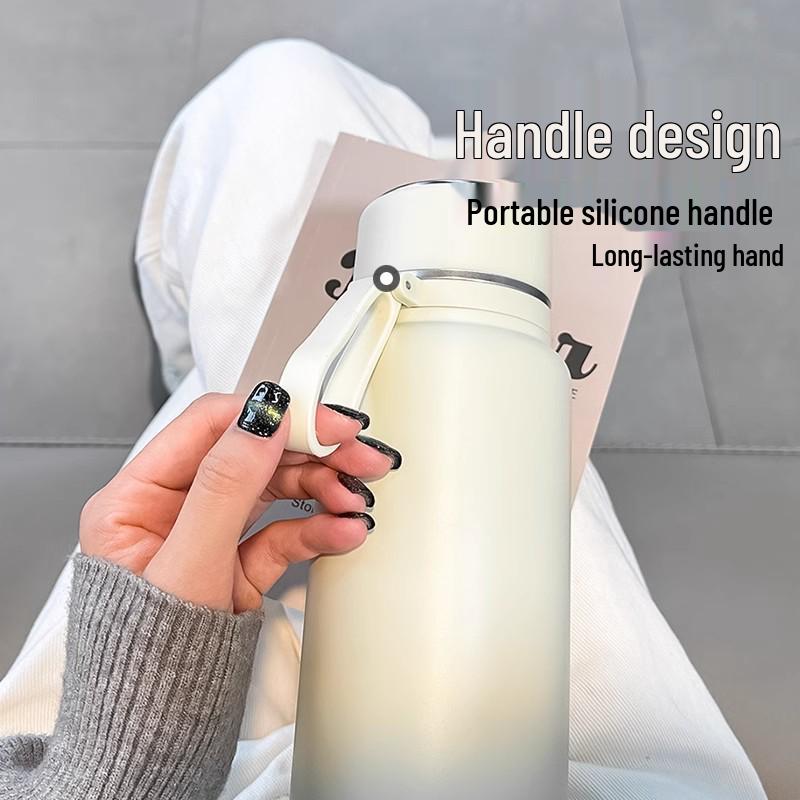 New Stainless Steel Insulated Water Cup with Lid & Tea Infuser for Men & Women