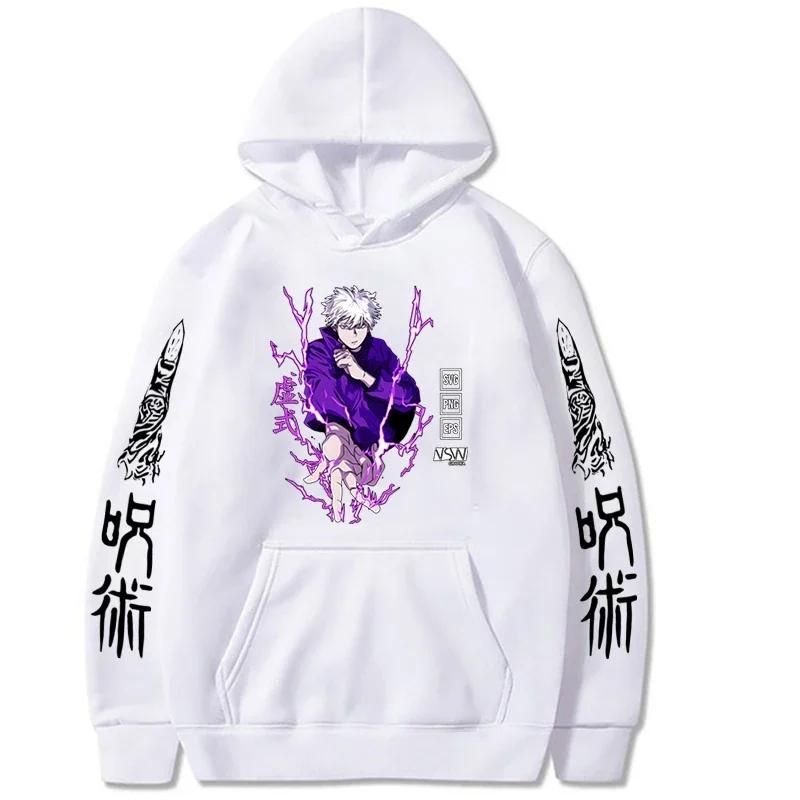 Anime Jujutsu Kaisen Hoodie Men Women Sweatshirt Streetwears Oversize Winter and Autumn Anime Sweatshirts Hoodie