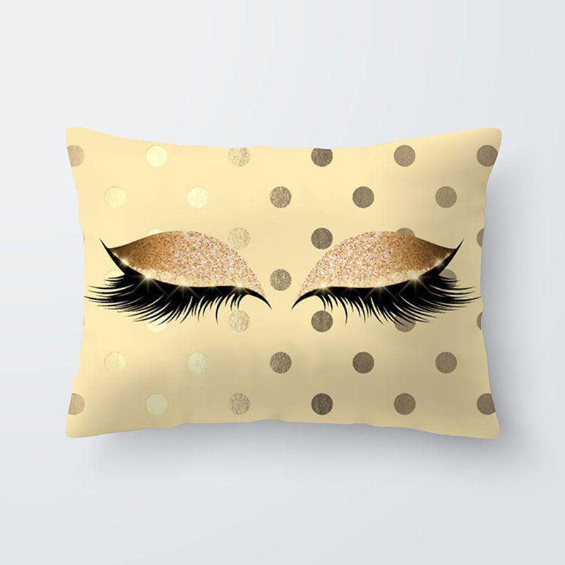 

Luxurious Cotton Linen Eyelash Pillow Case For Chic Home And Car Decor Style 28
