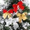 Christmas Decoration Wedding Hanging Decorations Christmas Bows Bowknot Christmas Tree Ornaments