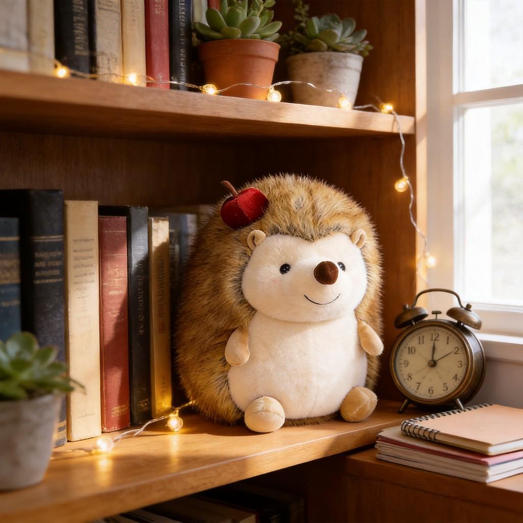 Plush Hedgehog Doll With Soft Polyester Fiber For Kids And Teens Gift
