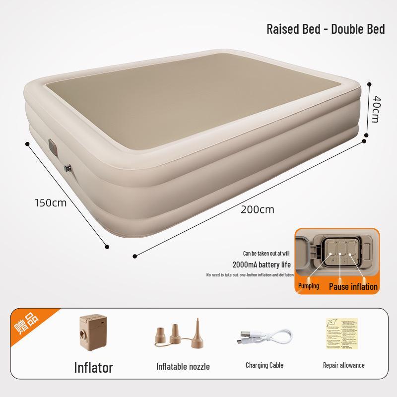 Automatic Inflatable Mattress Tent: Outdoor Spring Cloud Bed for Camping and Home Use