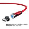 Data Cable Strong Suction Rotatable Anti-winding Magnetic 3 in 1 Fast Charger Cable