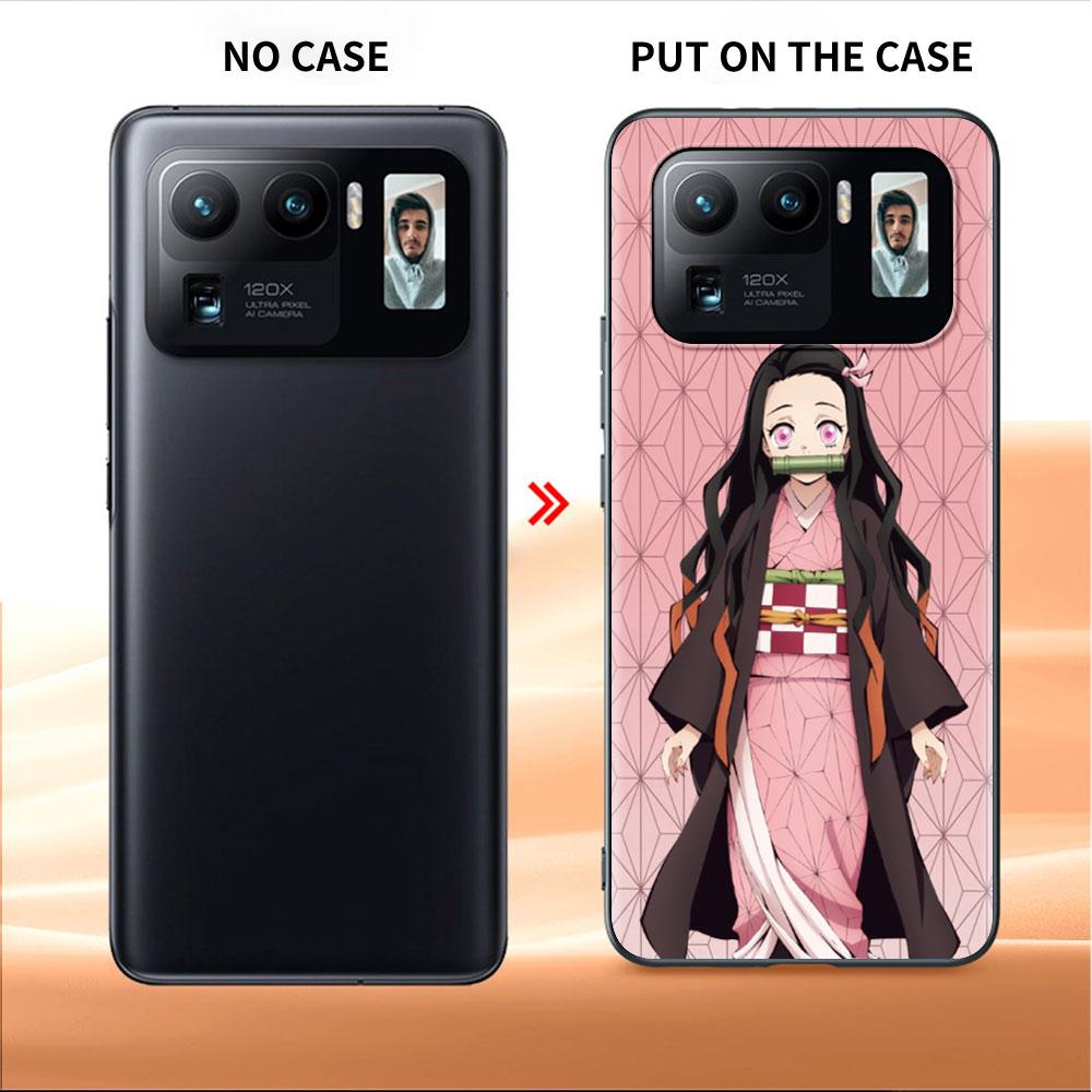 Anime Demon Slayer Cute LOVELY Case For Xiaomi Mi Poco X3 NFC M4 M3 Pro F3 GT F1 11 Lite Note 10 11T 10T 9T Soft Phone Cover