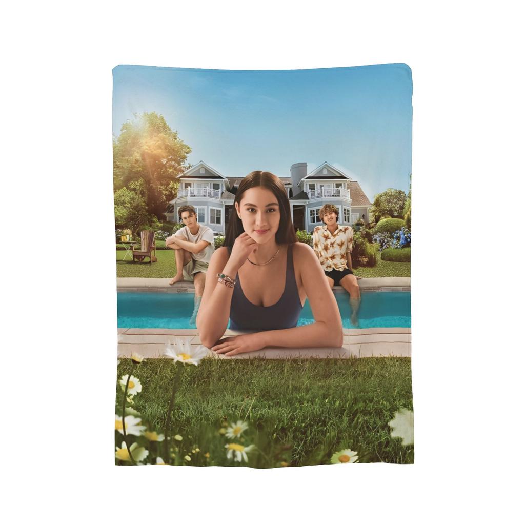 The Summer I Turned Pretty Blankets Team Conrad Flannel Vintage Breathable Throw Blanket for Home Textile Decor,