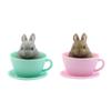 Cute Simulation Teacup Cat and Dog Mini Animal Miniature Landscape Decoration Garden Bonsai Decoration Gift Toy Cake decoration Figure