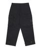 STIGMA 10S Twill Cotton Wide Parachute Pants Black