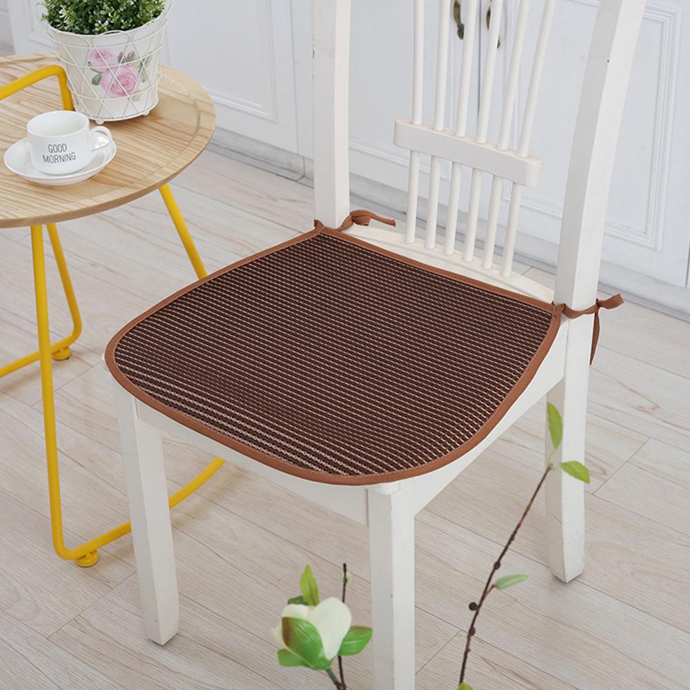 

Modern Summer Breathable Rattan Chair Cushion for Office Student Use Brown40*42*44cm#0