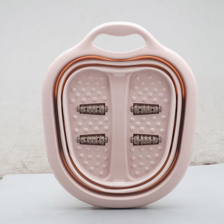 Voetbademmer Opvouwbaar Bekken Plastic Massage-emmer Huishoudelijke Sauna Pedicurebad Opvouwbare Emmer