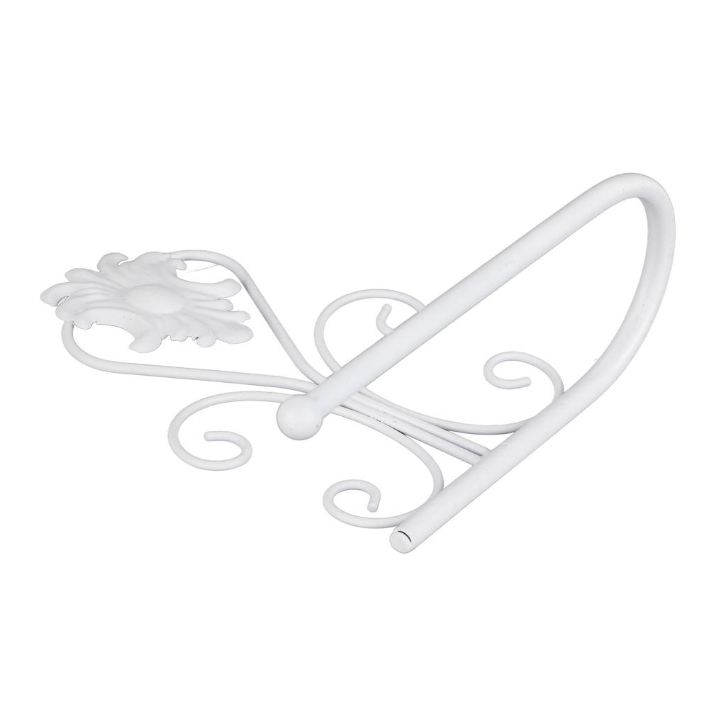 Uchwyt na ręczniki papierowe, ścienny, do kuchni i łazienki (Biały)