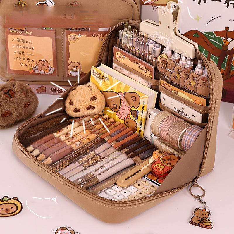 Kawaii Pencil Case Large Capacity Bag Pouch Box Girls Japanese Korean Schools Offices Back School Supplies