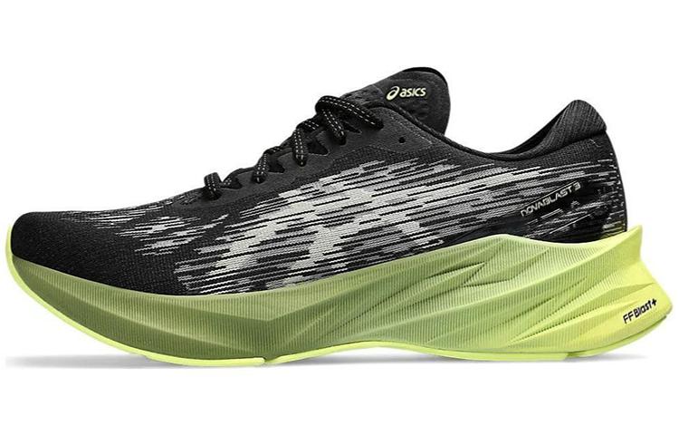 ASICS Novablast 3  Black Dried Leaf Green  1011B458-005 39.5