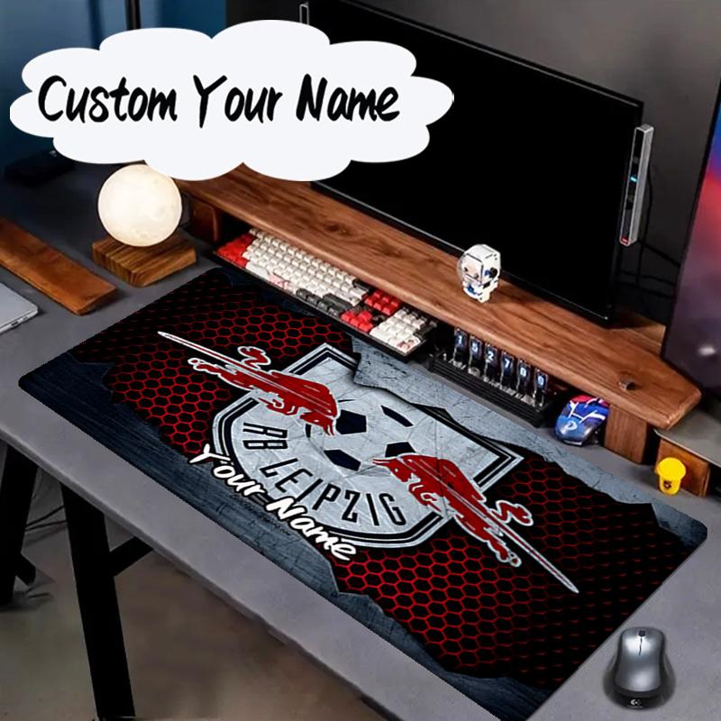 Custom Name Mouse pad Leipzig Soccer Crest Mouse pad, Gaming Mouse Pad, keyboard pad, Desk Decor for computer notebook Fan Birthday Gift
