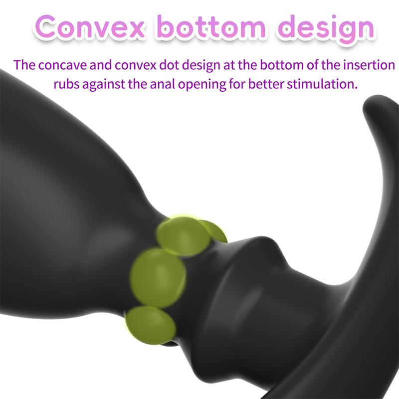 Silicone Rolling Bead Anal Plug Wearable Butt Plugs Stimulation Anus Masturbator G-Spot Massage Bdsm Sex Toy for Man Women