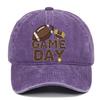 Men's and women's rugby printed baseball caps, outdoor sun protection hats suitable for daily wear and sports leisure,adjustable