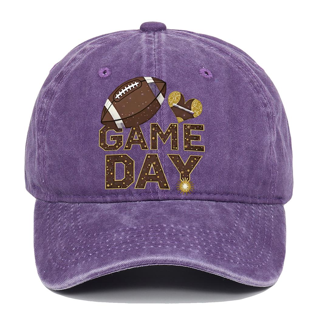 Men's and women's rugby printed baseball caps, outdoor sun protection hats suitable for daily wear and sports leisure,adjustable