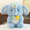 Popular Happy Baby Elephant Doll Learning Ornament Tie Cute Plush New Year's Toy Ornament Accompanying Doll