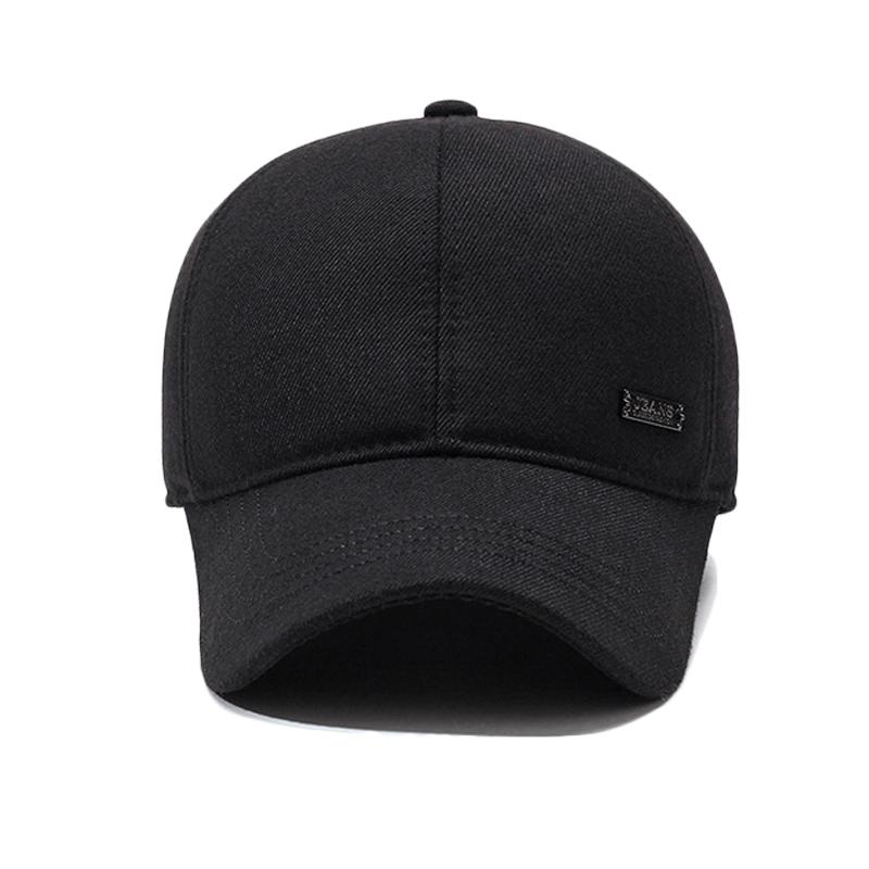 Samt Dick Mittelalterlich Und Älter Ohrenschutz Warm Kältefest Baseballkappe Herbst Winter Herren Outdoor-Kappe