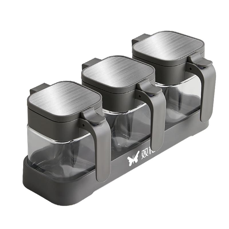 Набор стеклянных баночек для специй Shuangqiang