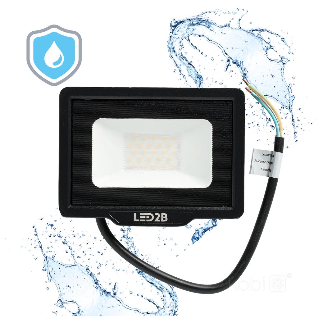 LED Floodlight 20W 6500K IP65 Black