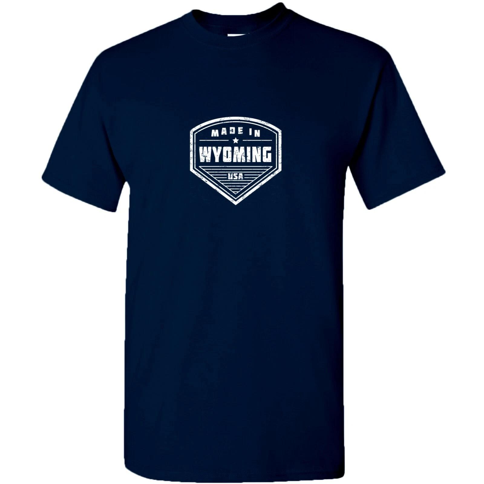 

Made in Wyoming Badge - Classic City Sports Team T-Shirt - Navy 4XL