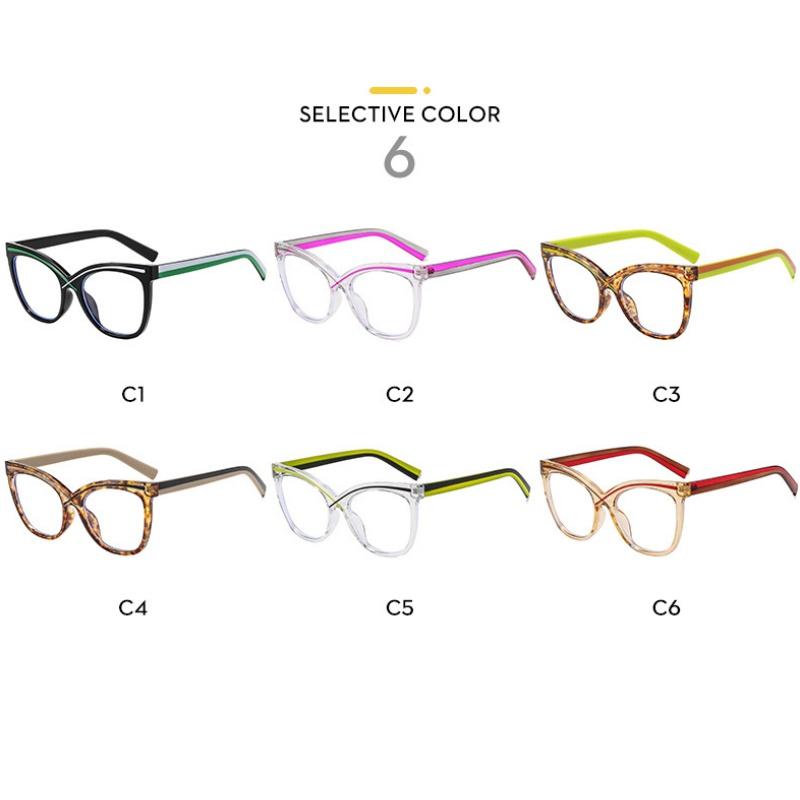 Women's Eyewear: Trendy Oversized Cat-eye Glasses