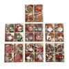 Christmas Wooden Painted Ornaments: Boxed Pendants for Tree Décor & Gifts