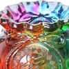 -Glass Figurine Storage Crafts Decoration Decorative Centerpieces Box for Desktop