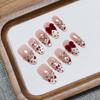 Moon Rabbit Party Velvet Bow Cat Eye Nail Art Stickers