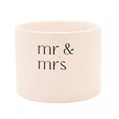Amore Double Wick Candle - Mr & Mrs
