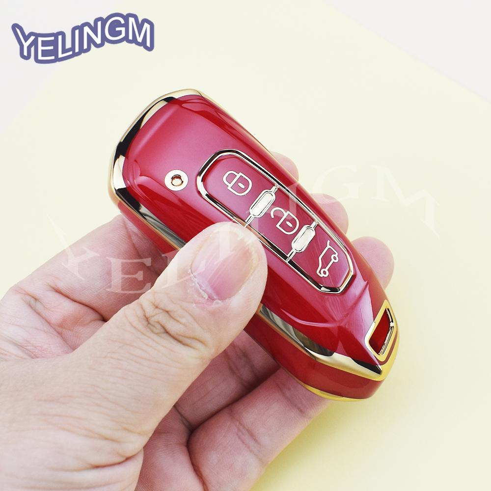 Shell Fob Tpu For Ford Territory Ev Protector Car Smart Remote Key Cover Case Bag Holder Accessories