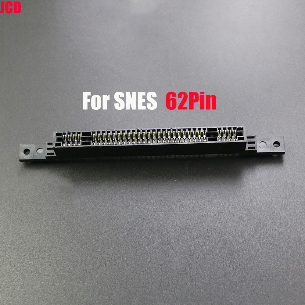 JCD 1pcs For SNES N64 SEGA FC Connector Game Card Slot 62pin 50pin 64pin 60pin For SEGA Genesis N64 SNES FC Clone Console