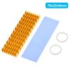 1/3/5PCS 3MM 6MM Heatsink Heat Dissipation Radiator M.2 Cooling Heat Sink Heat Thermal Pads for M.2 NGFF 2280 PCI-E NVME SSD