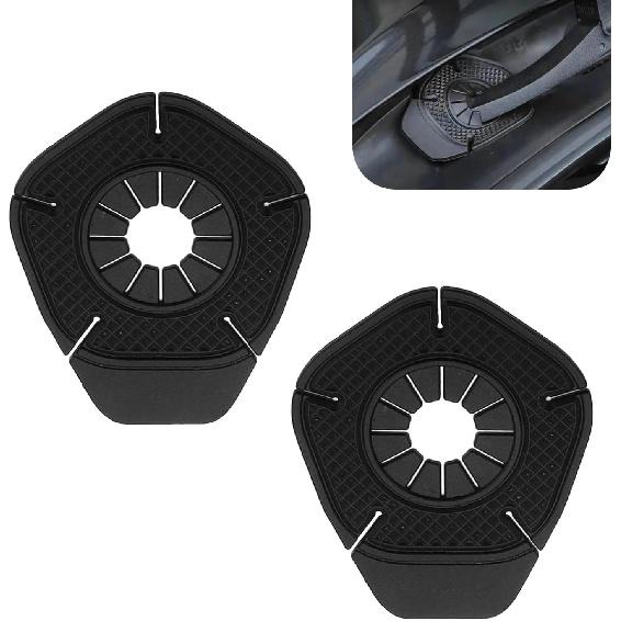 WZP 2PCS Car Wiper Arm Hole Protection Pad, Silicone Wiper Hole Protective Cover, Anti-Leaf Dust-Proof Front Windshield Wipers Pivot Protective