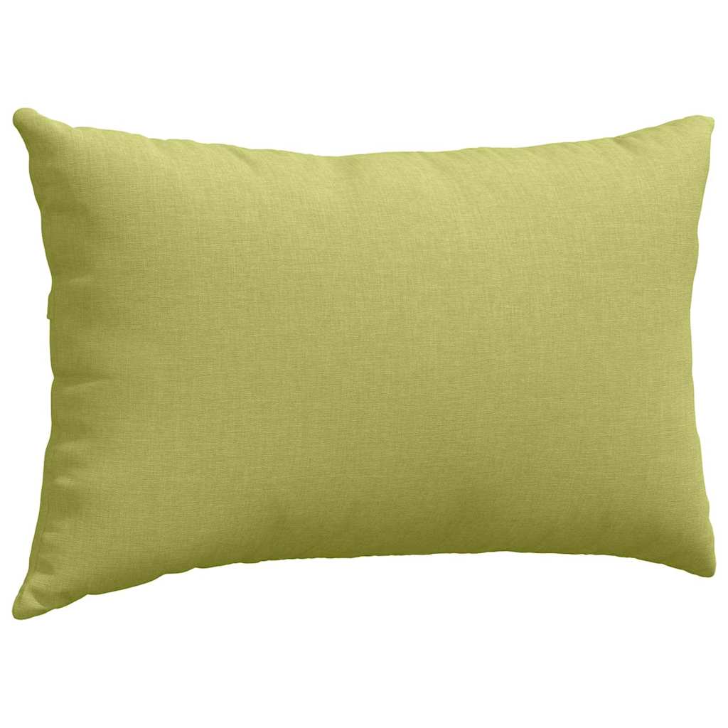 Sofa Cushions 2 Pcs Light Green 50 X 30 Cm Fabric