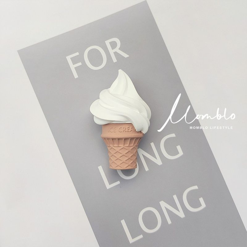 

Ice Cream Cone Cute Car Vent Perfume Aromatherapy Internet Celebrity Car Interior Decorations Fragrant Stone Light Perfume Ice Cream Outlet Clip