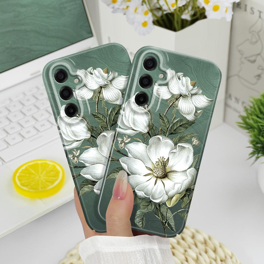 Gorgeous Magnolia Phone Case For Samsung Galaxy A57 A37 A17 A56 A36 A26 A16 A06 A55 A35 A25 A15 A05 4G 5G Film Hard Cover