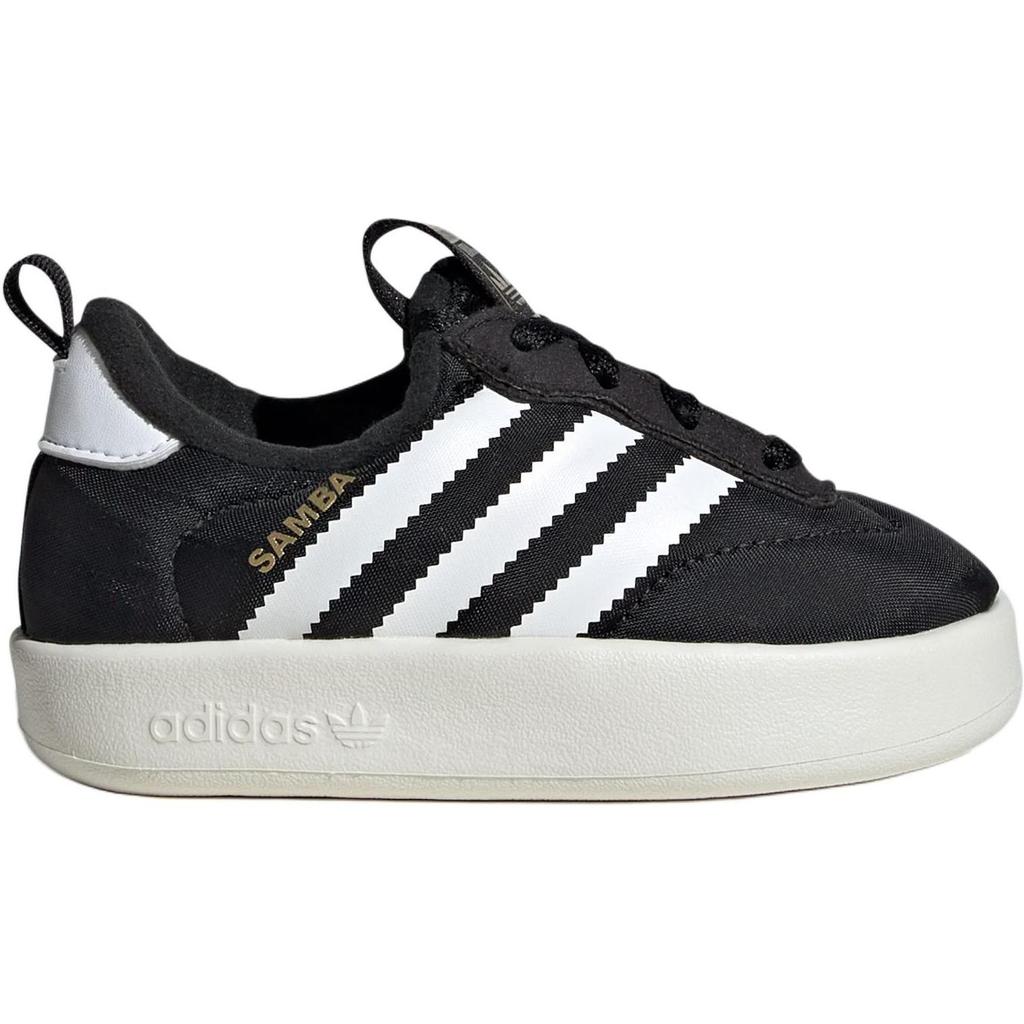 Adidas Originals Samba Home Shoes Casual Comfortable Non-Slip Durable Low-Top Walking Shoes Baby Shoes Black IE6537