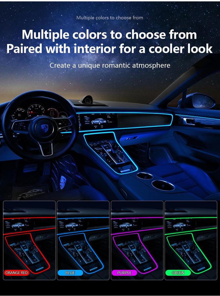 LED Interior Ambient Lights for 2017-2018 Jeep Renegade