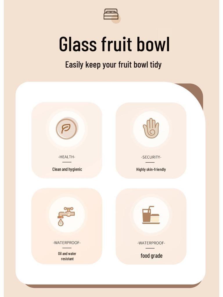 Japanese Glass Fruit & Salad Plate for Home