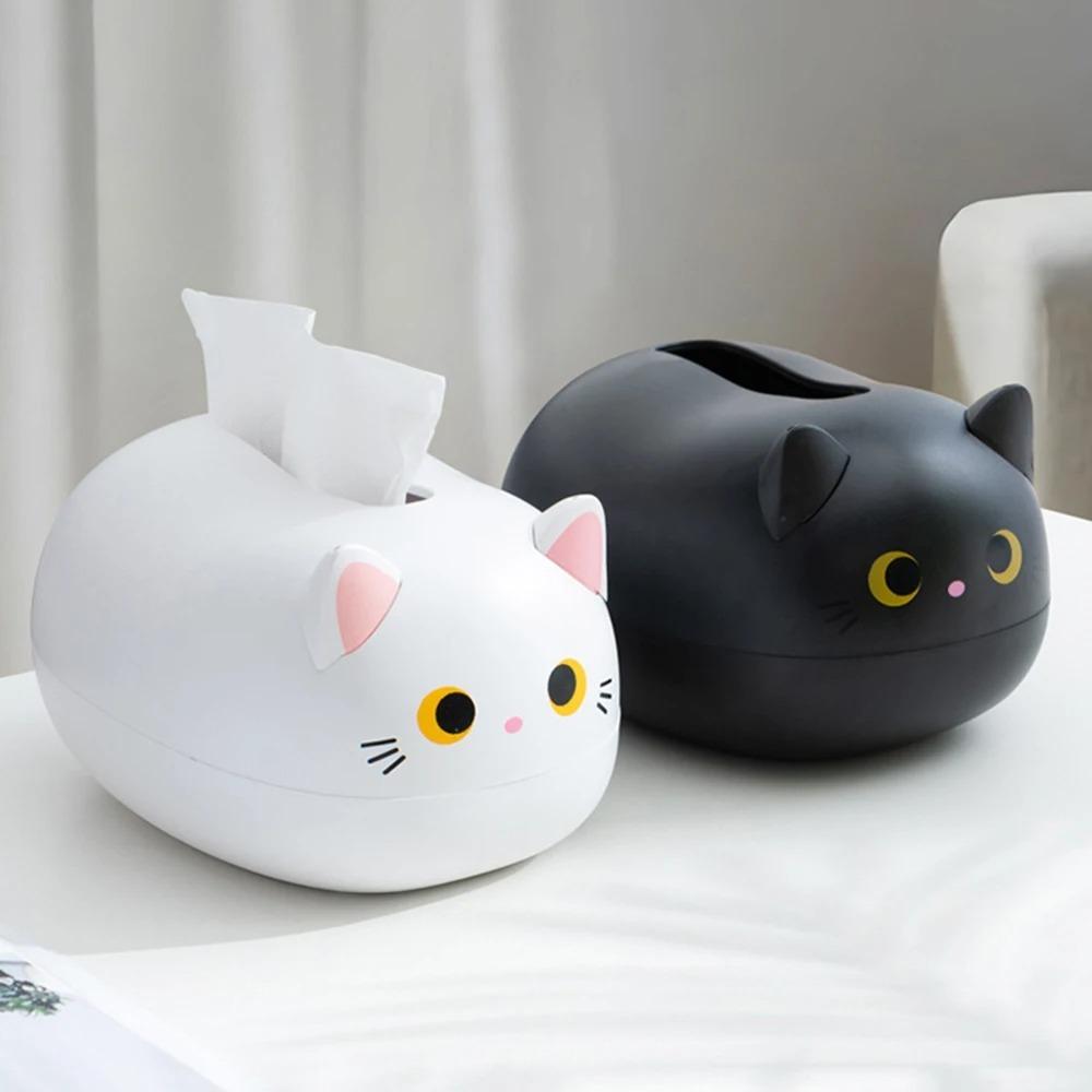 1PC Creative Cartoon Cute Simple Multi-Functional Storage Ornaments Tissue Box Pumping Paper Box Home Dining Room Coffee Table