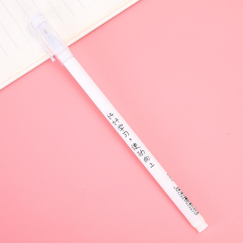 10 Pcs Text Neutral Pen Fluent Writing Suitable for Office Work, Brushing Questions, Signing Writing, Diaries, Notes, Student Classroom Prizes, Frie