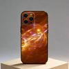 Retro Amber Texture Laser   Phone Case Silicone Soft For IPhone 17 16 15 14 13 12 11 X XR Plus Pro Max Plus